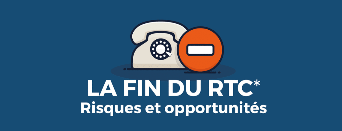 Image d'un téléphone avec un sens interdit - Fin du RTC